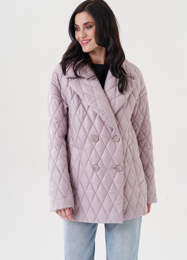 фото Женское полупальто с английским воротником  модель № 22544