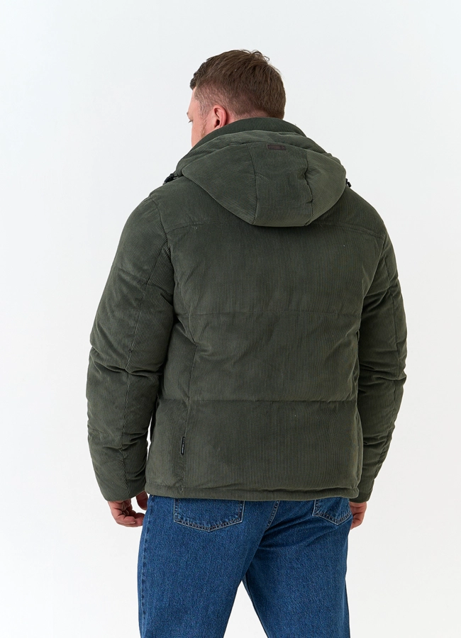 фото Мужской пуховик с капюшоном модель № 34062 фото