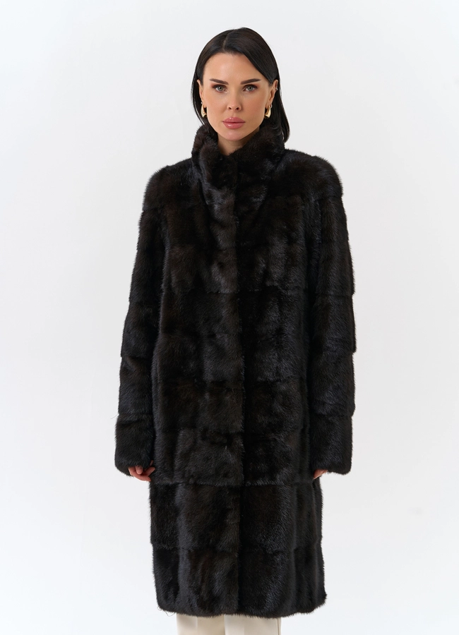 Шуба из меха норки модель № 25893 в кредит
